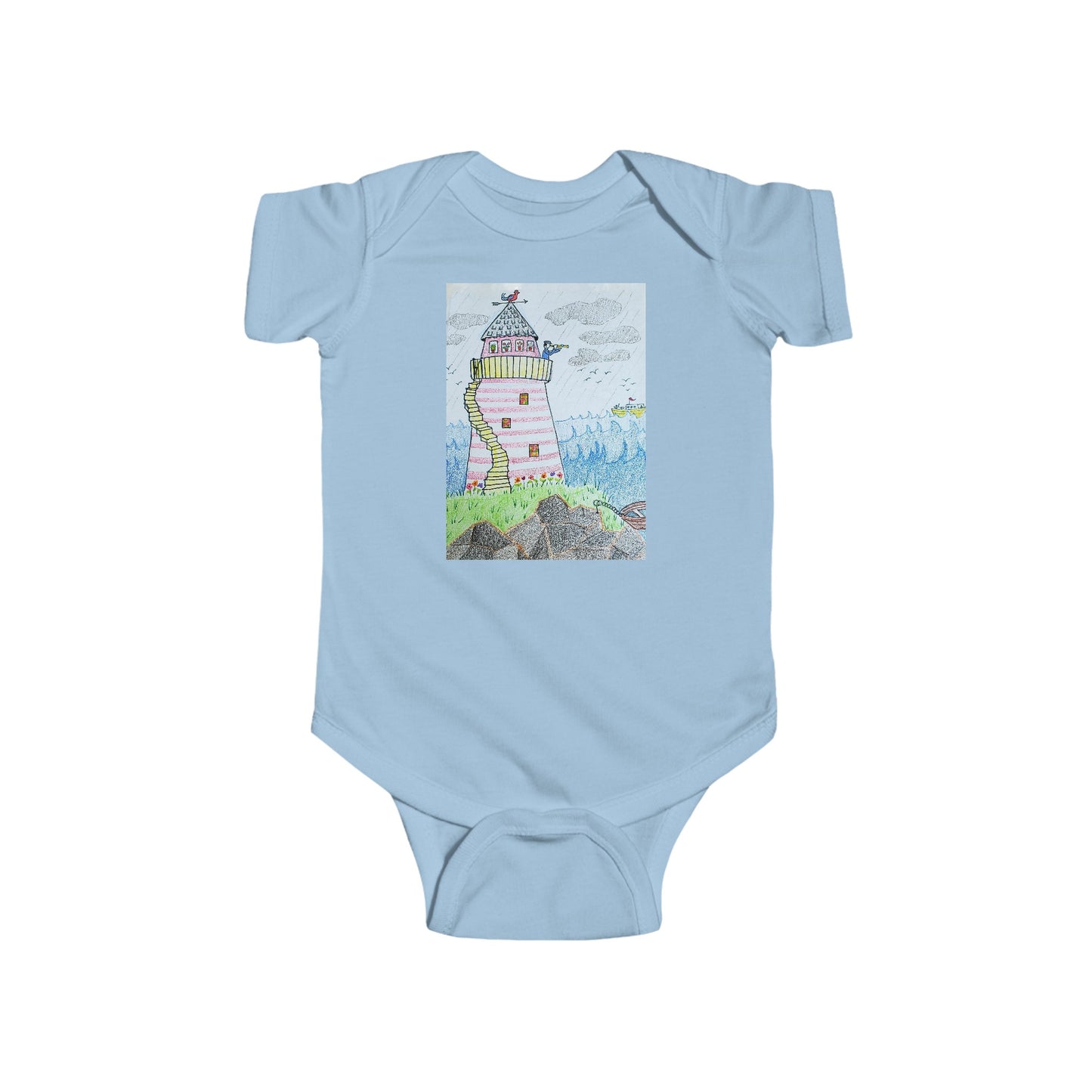 HW Lighthouse Infant Fine Jersey Bodysuit
