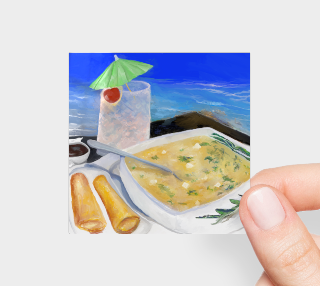 Midafternoon Miso Sticker