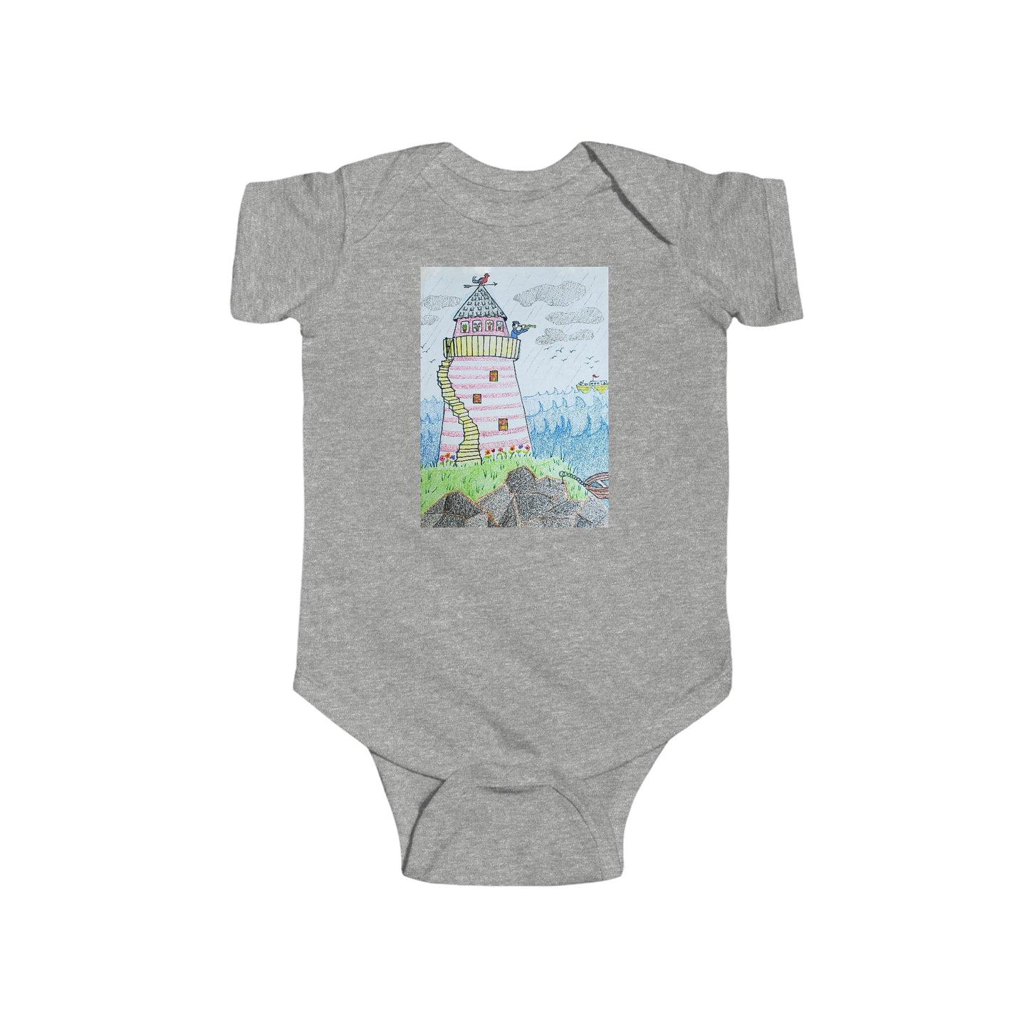 HW Lighthouse Infant Fine Jersey Bodysuit