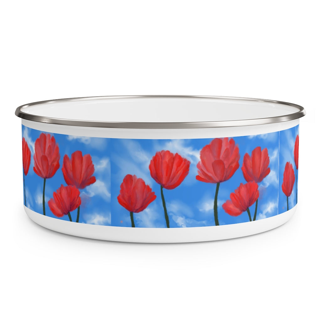 Song to the Sky Enamel Bowl