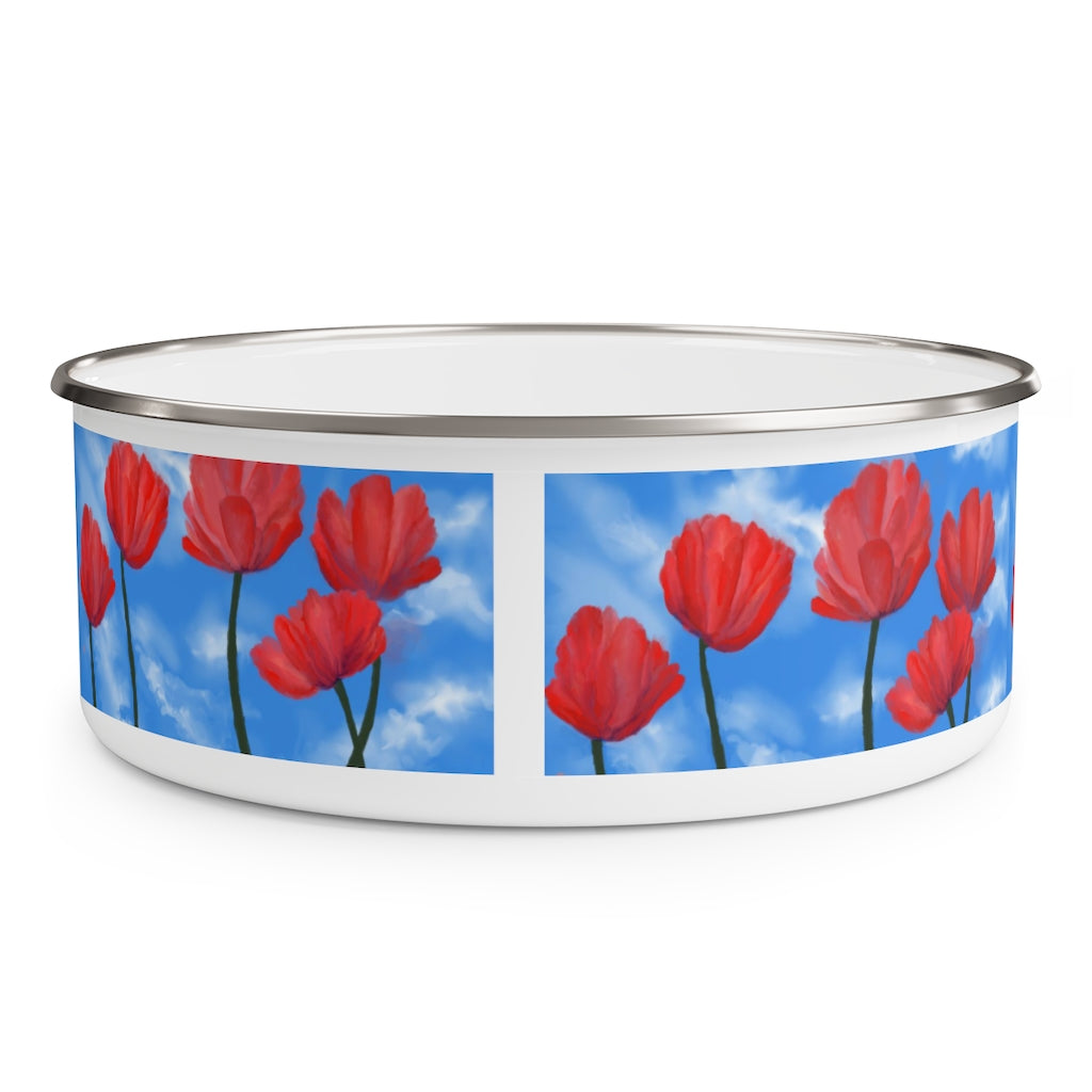 Song to the Sky Enamel Bowl