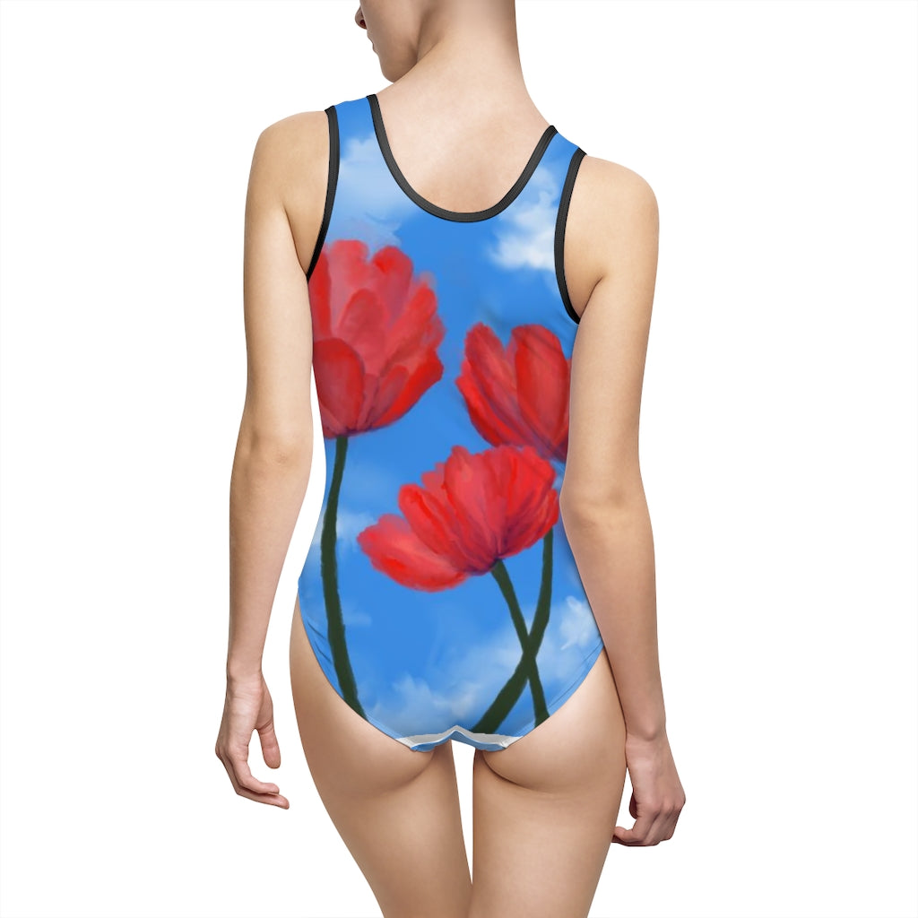 Song to the Sky Women's Classic One-Piece Swimsuit