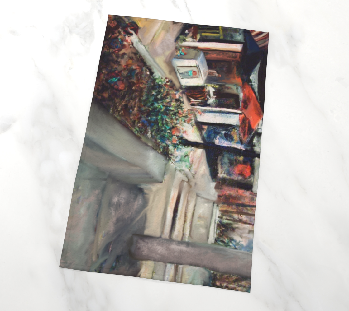 On the Commons Tea Towel