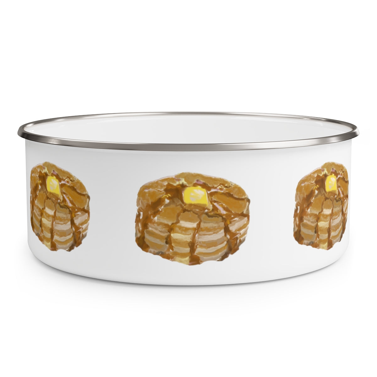 Pancake Lover Enamel Bowl