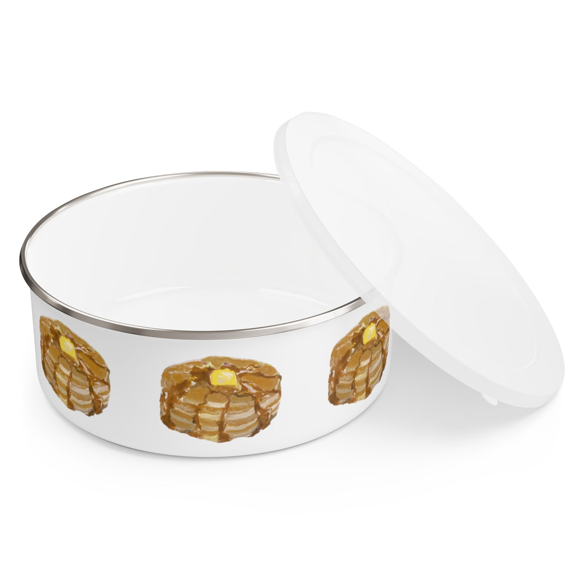 Pancake Lover Enamel Bowl