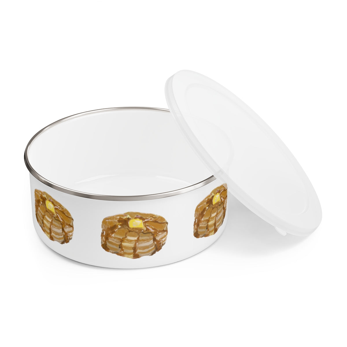 Pancake Lover Enamel Bowl