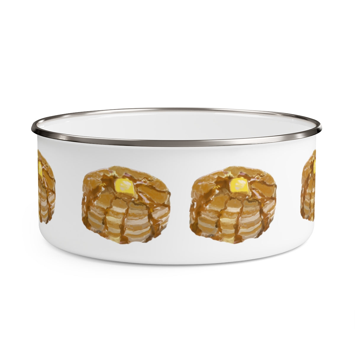 Pancake Lover Enamel Bowl