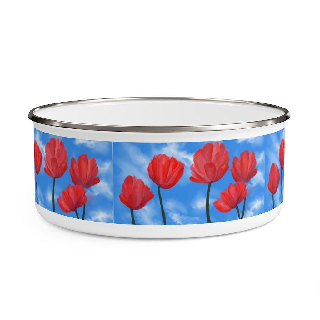 Song to the Sky Enamel Bowl