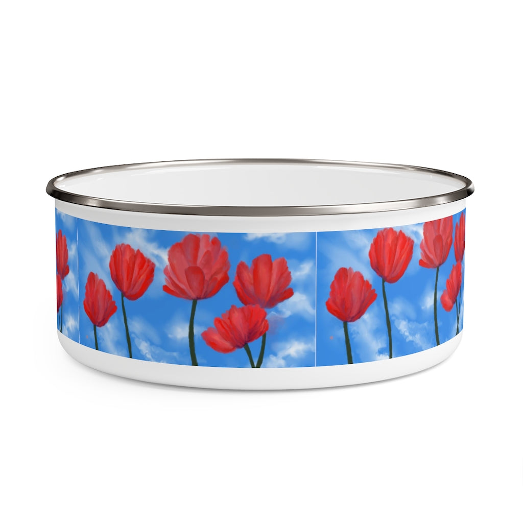 Song to the Sky Enamel Bowl