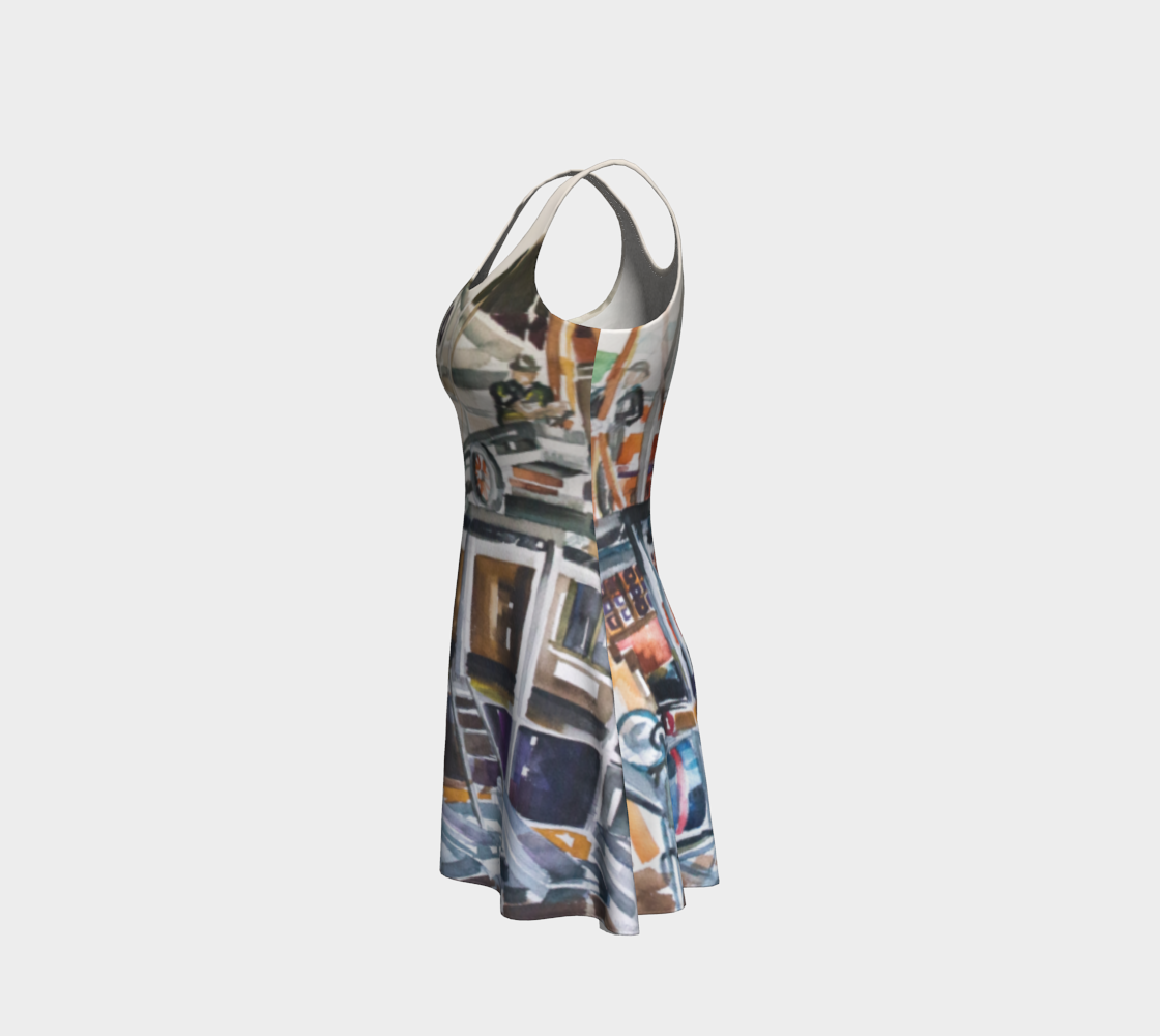 HW Construction Flare Dress*