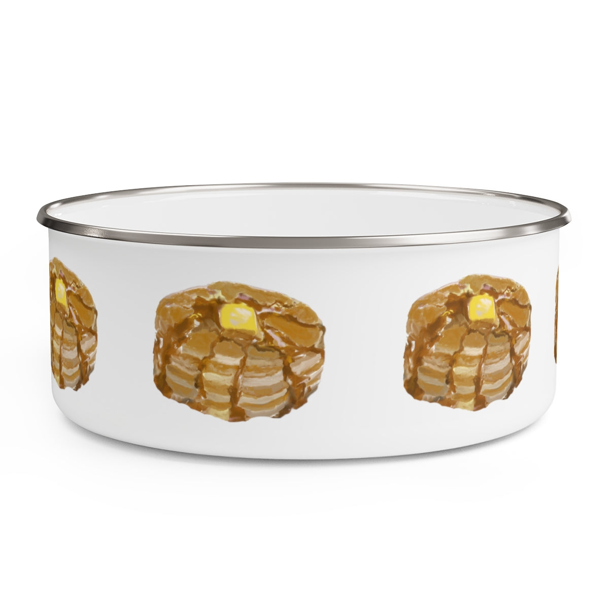 Pancake Lover Enamel Bowl