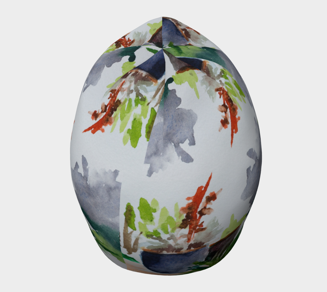 HW Watercolor Zen Garden Beanie