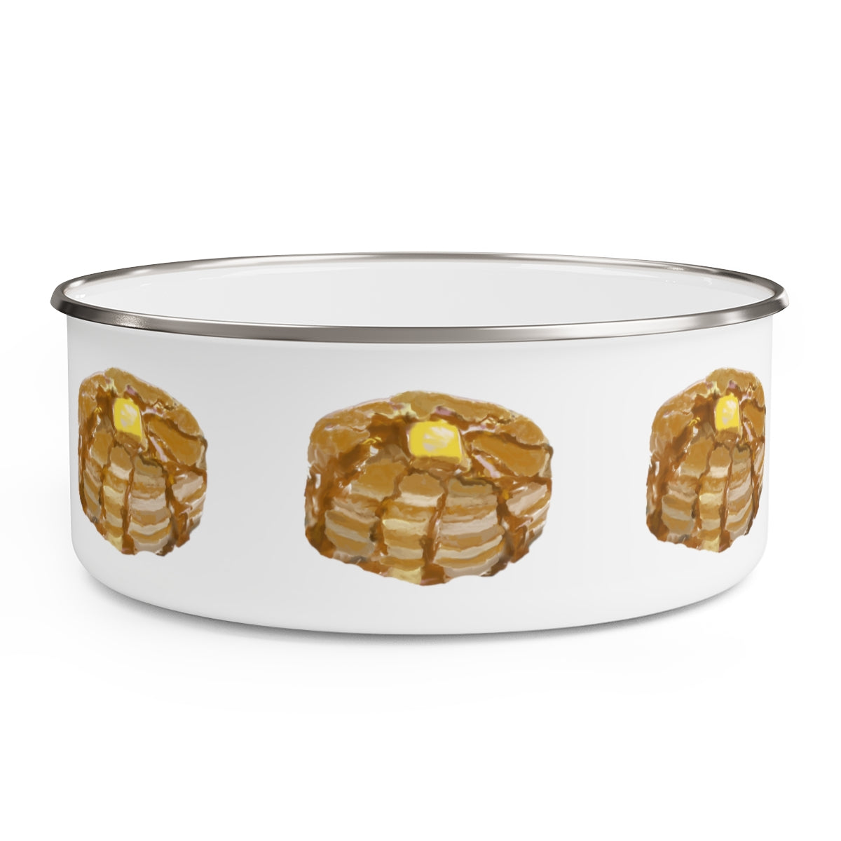 Pancake Lover Enamel Bowl