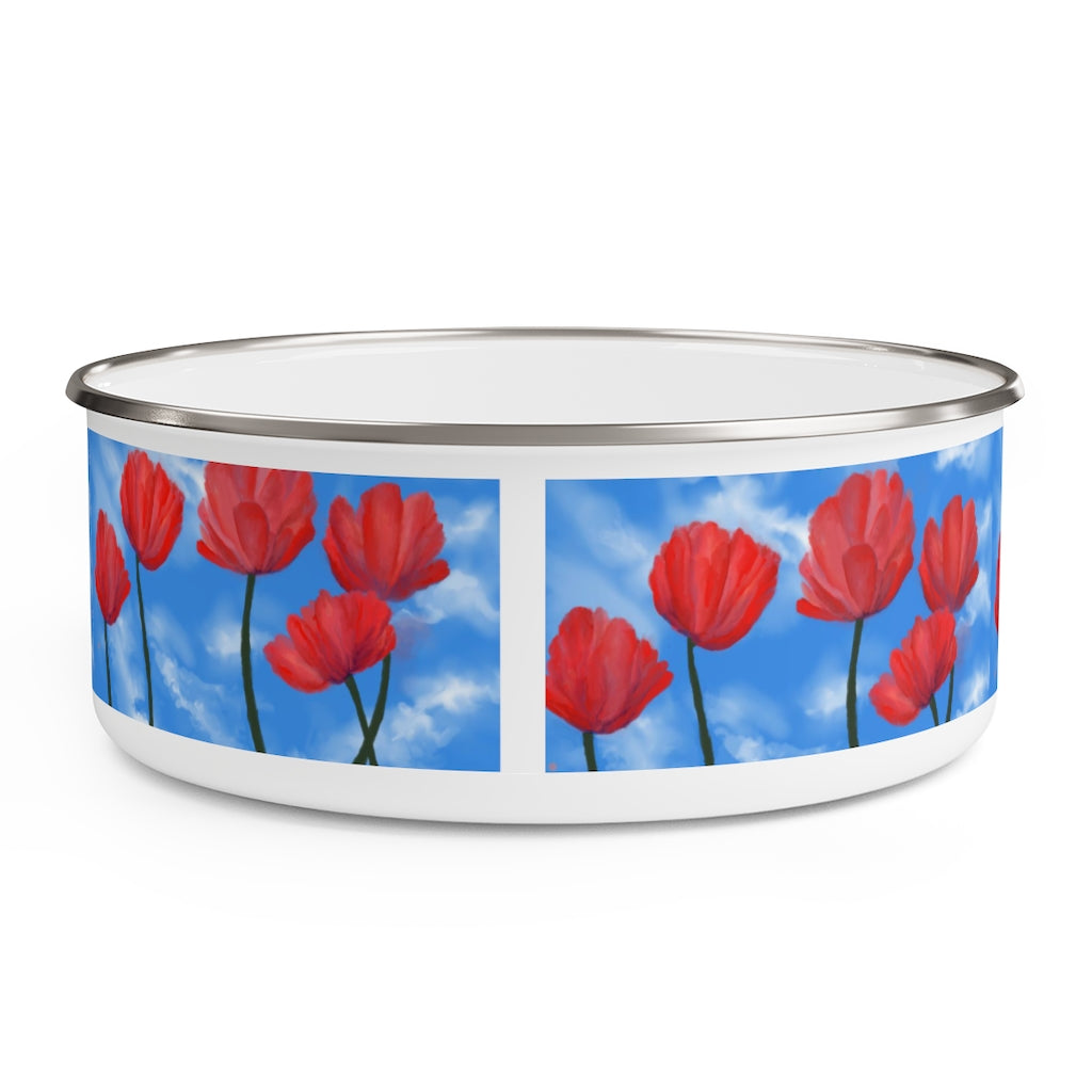 Song to the Sky Enamel Bowl