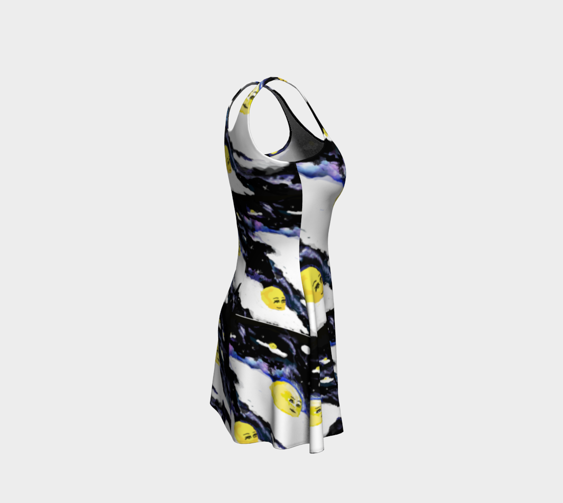 Space Egg Flare Dress