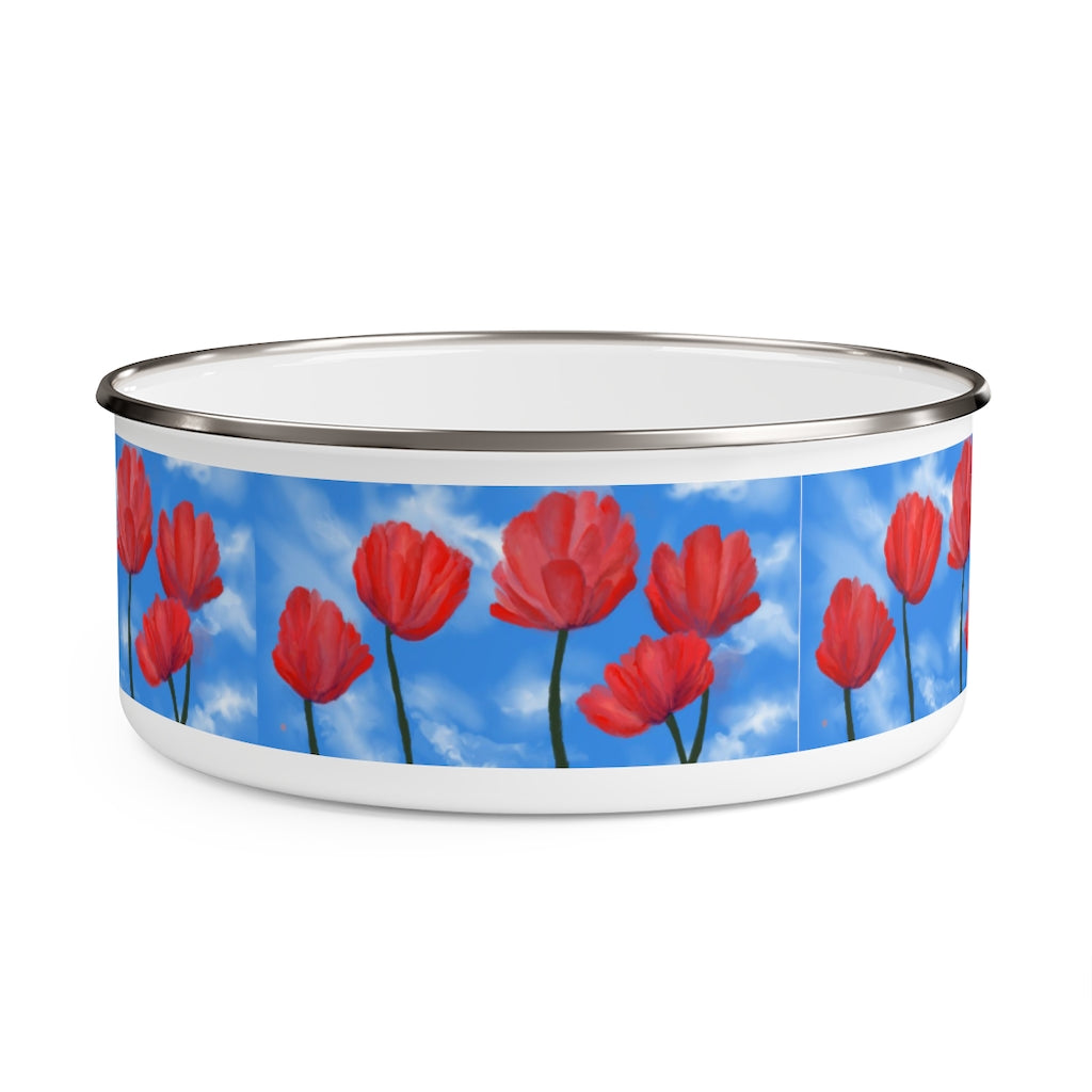 Song to the Sky Enamel Bowl