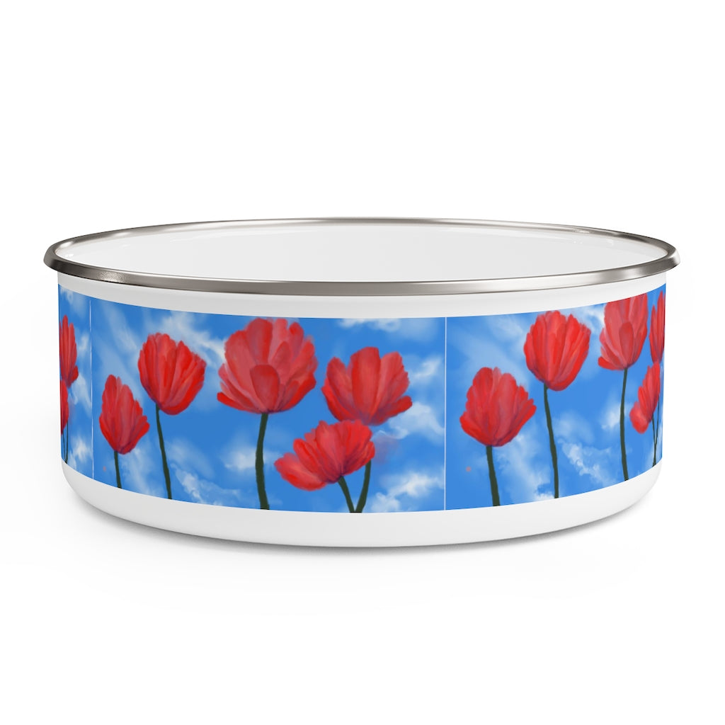 Song to the Sky Enamel Bowl