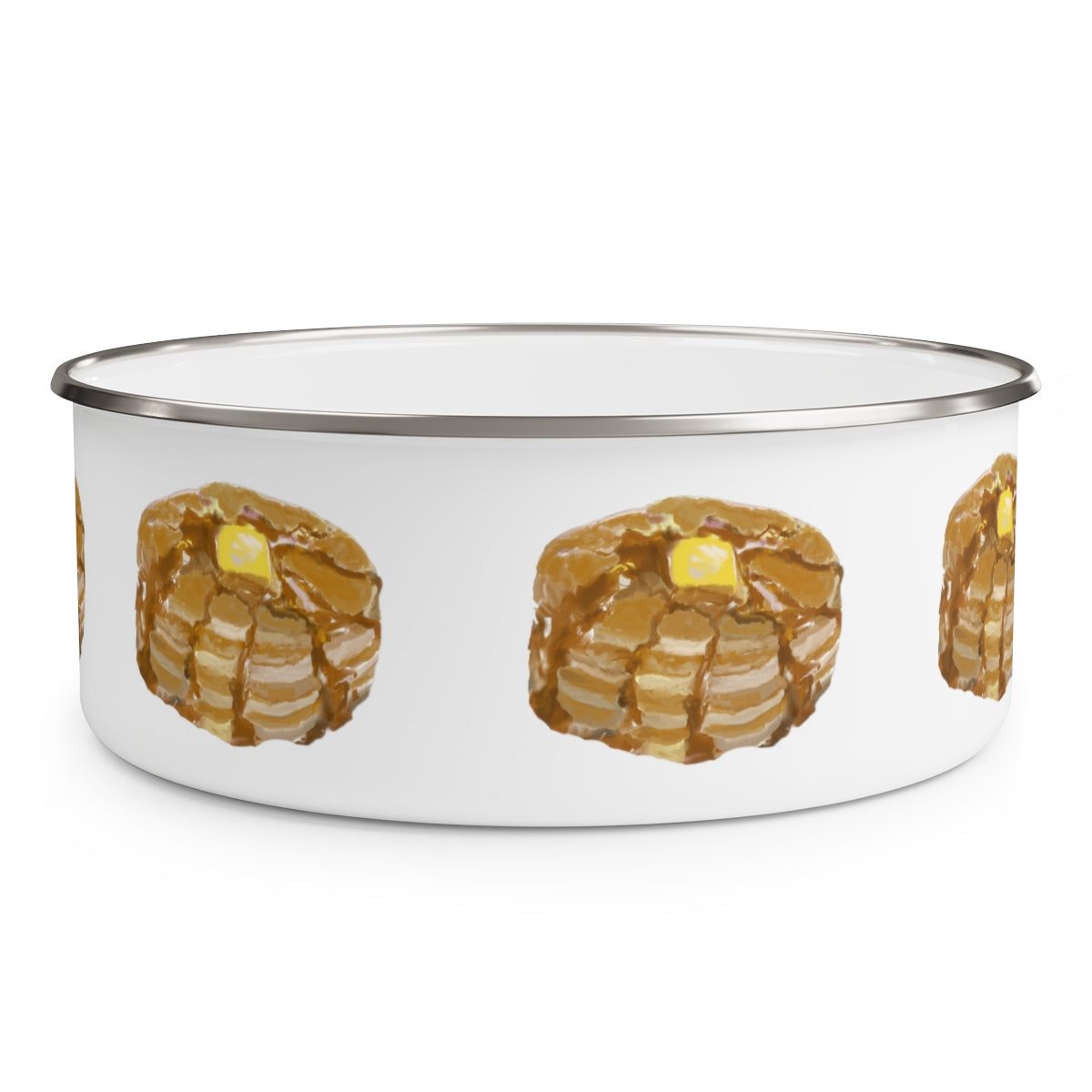 Pancake Lover Enamel Bowl