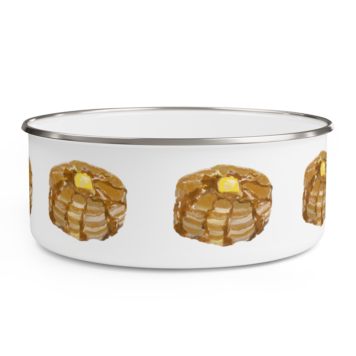Pancake Lover Enamel Bowl