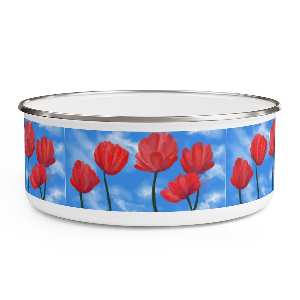 Song to the Sky Enamel Bowl