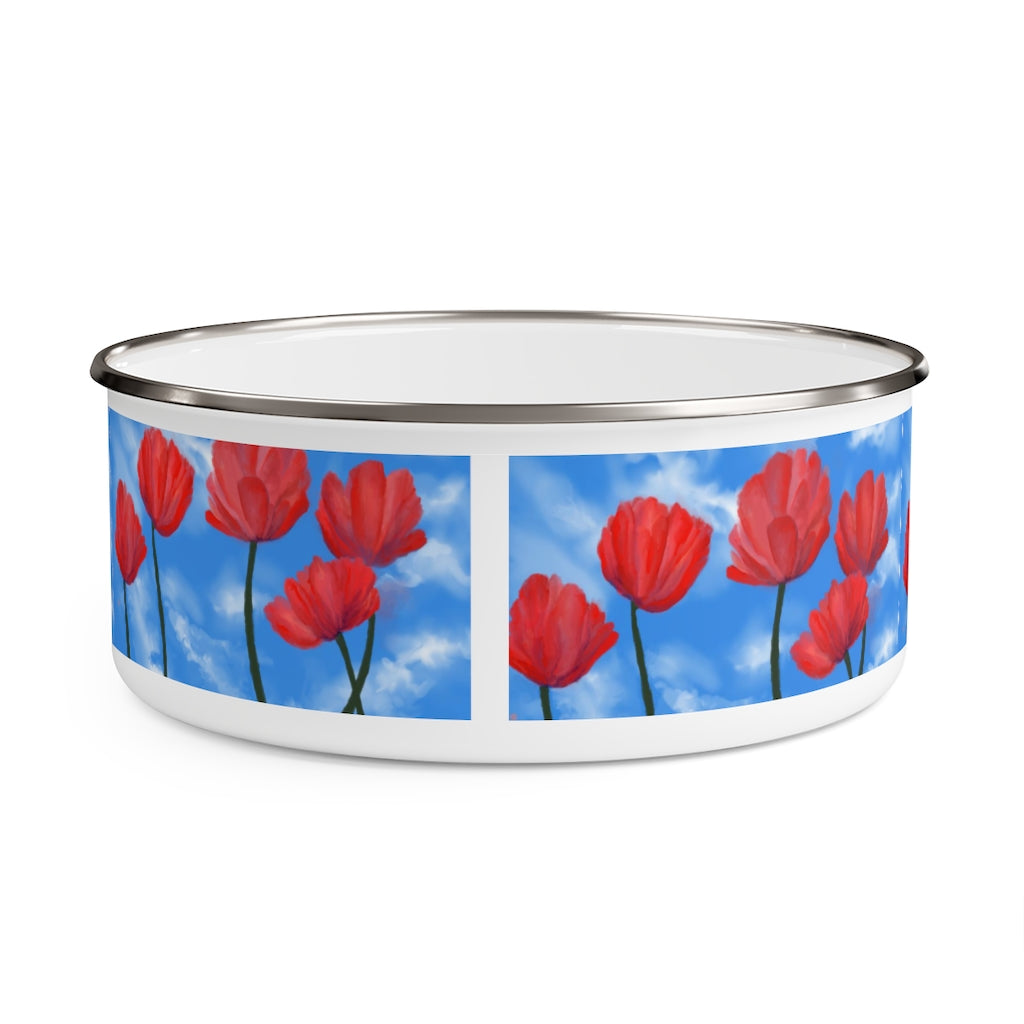 Song to the Sky Enamel Bowl