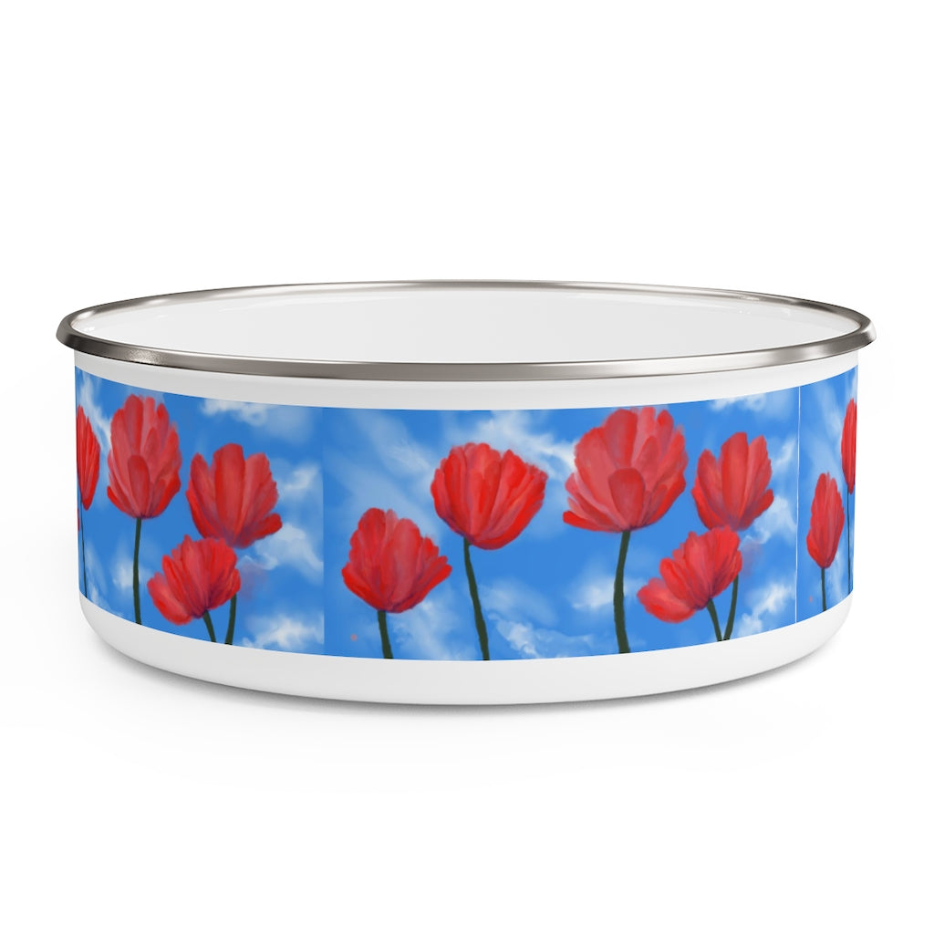 Song to the Sky Enamel Bowl