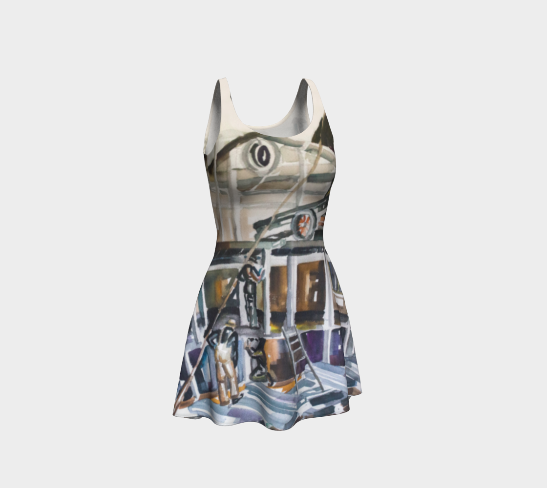 HW Construction Flare Dress*
