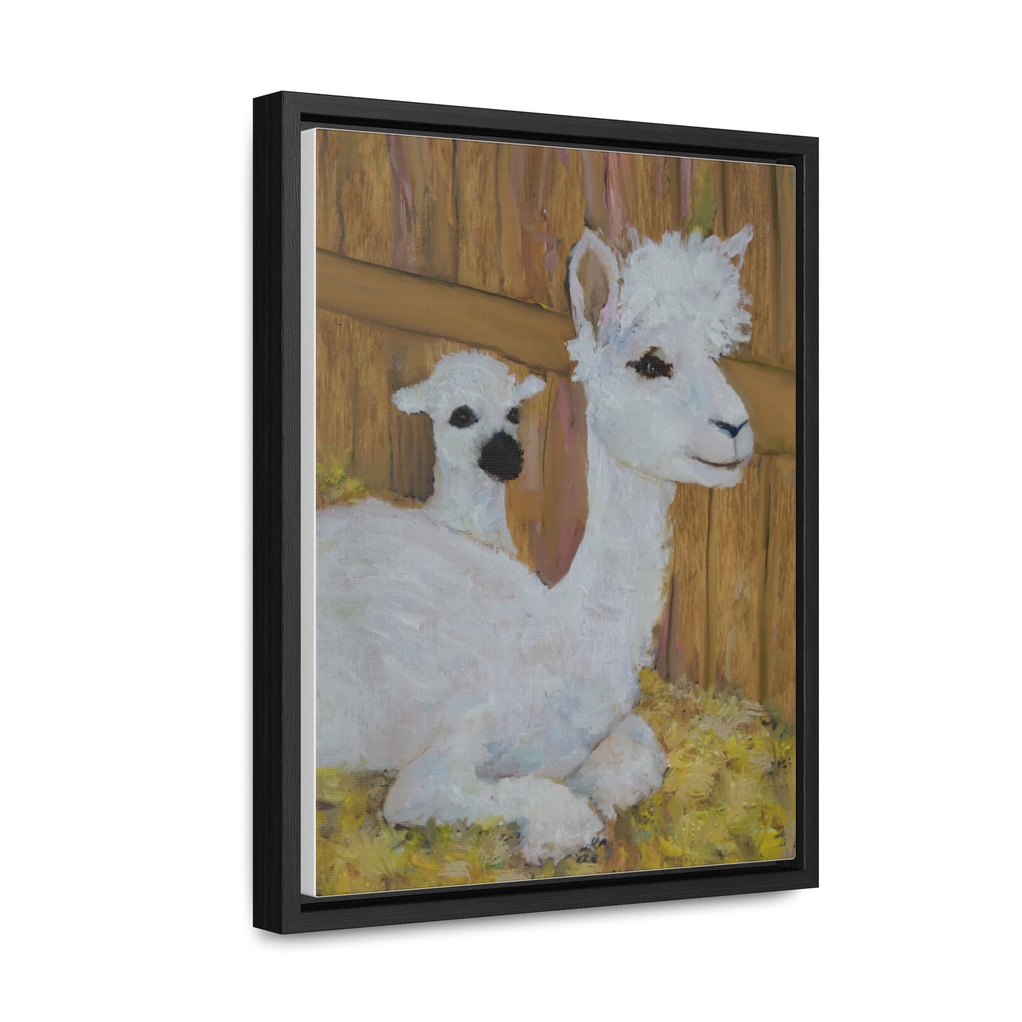 Alpaca Joy Gallery Canvas Wraps, Vertical Frame