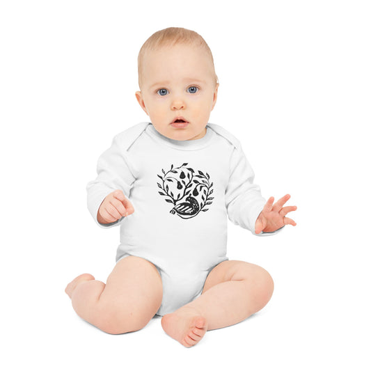 HW August Partridge Baby Long-Sleeve Organic Bodysuit