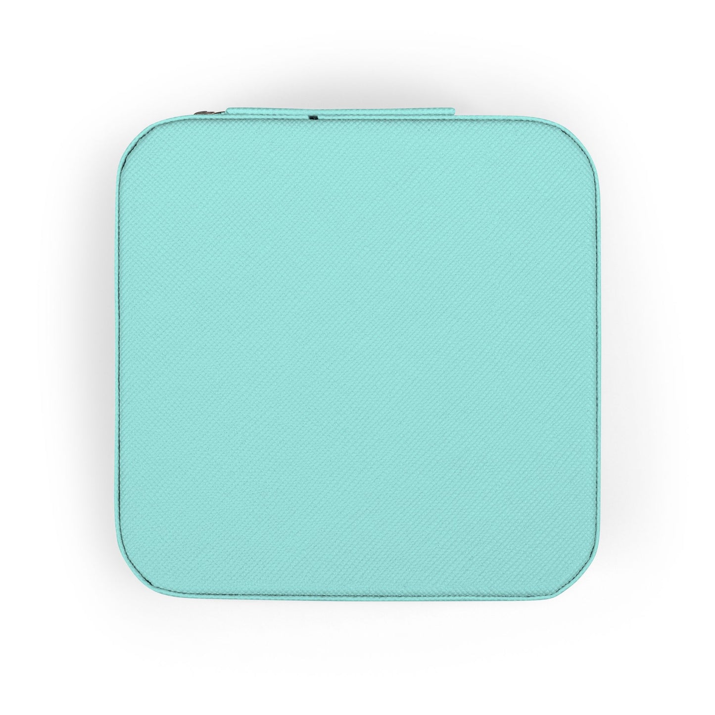 Compact Travel Jewelry Case — Portable Organizer with Ring Slots & Earring Compartments