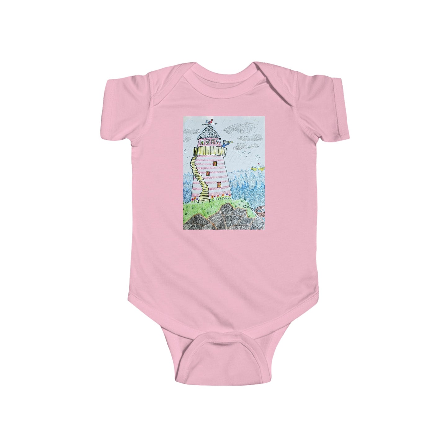 HW Lighthouse Infant Fine Jersey Bodysuit
