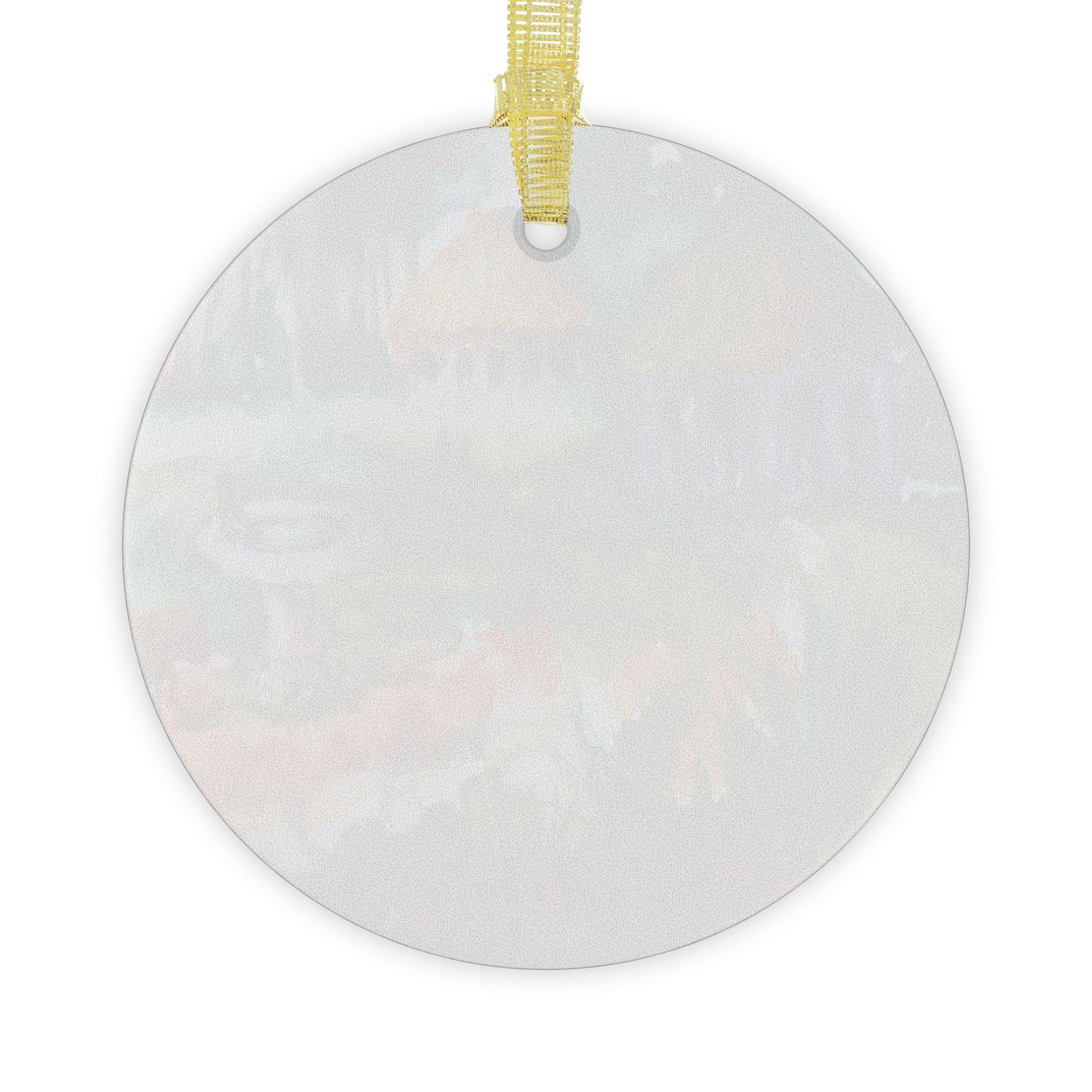 HW Birdbath Glass Ornament