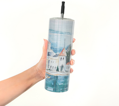 HW Watercolor City Tumbler
