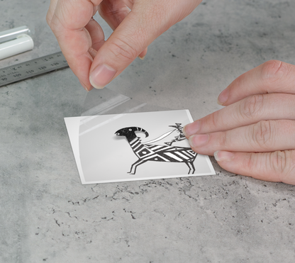 HW Fish Galloping Sticker