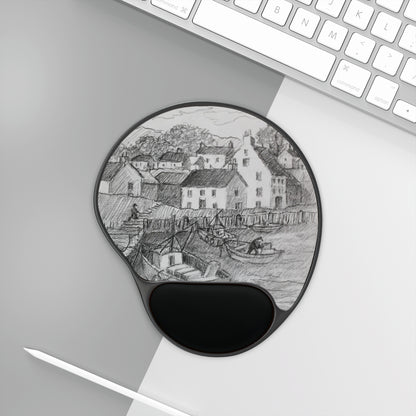 HW Fishing Vil Mouse Pad with Wrist Rest