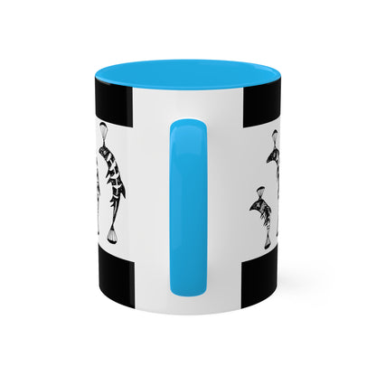 HW Fish Fam Colorful Mugs, 11oz