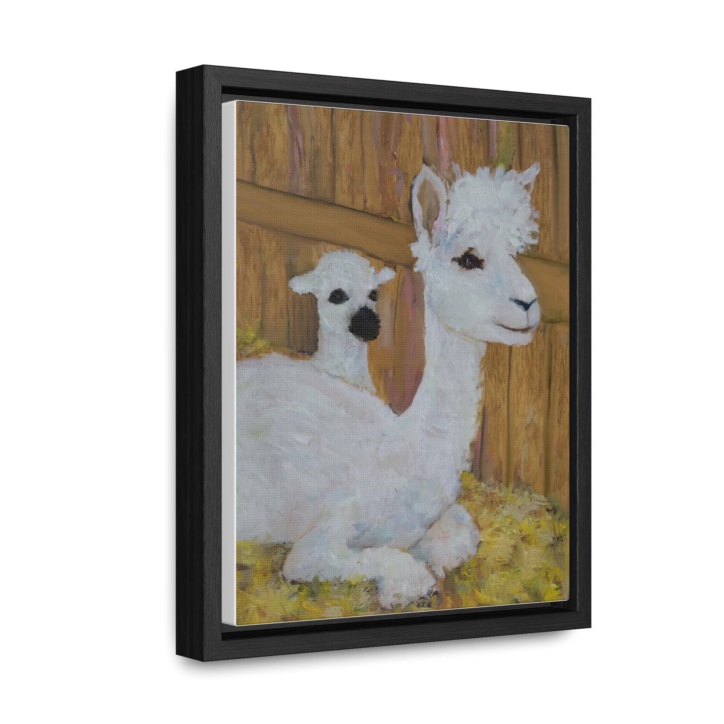 Alpaca Joy Gallery Canvas Wraps, Vertical Frame