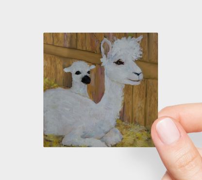 Alpaca Joy Sticker