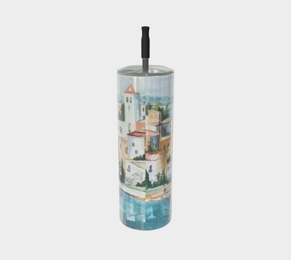 HW Watercolor City Tumbler