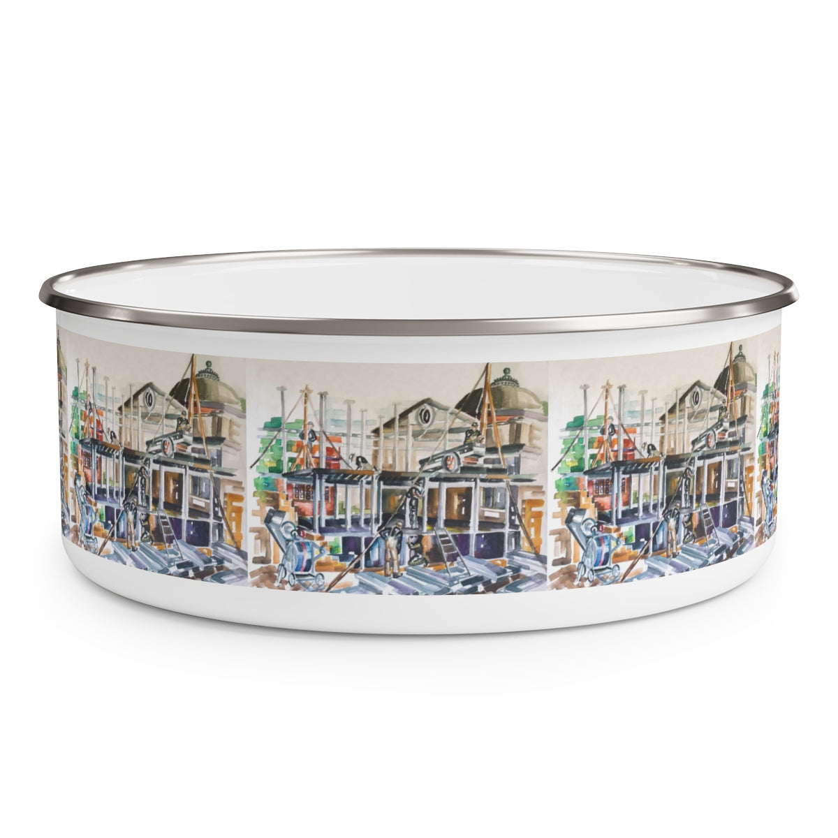 HW Construction Enamel Bowl