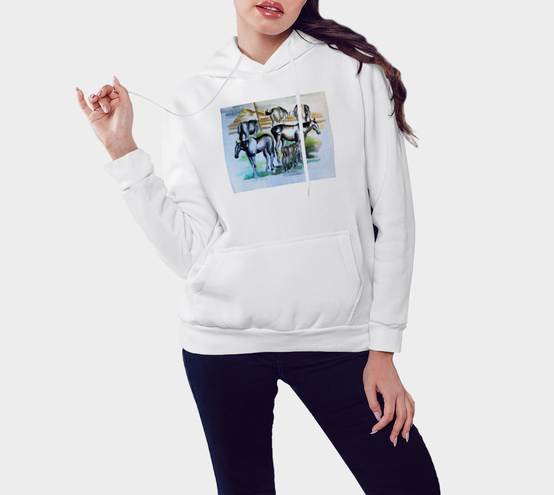 HW Horses Pullover Hoodie