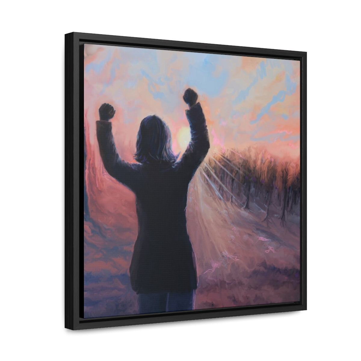 Revel Gallery Canvas Wraps, Square Frame