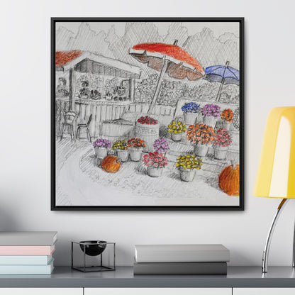 HW Farmstand Gallery Canvas Wraps, Square Frame