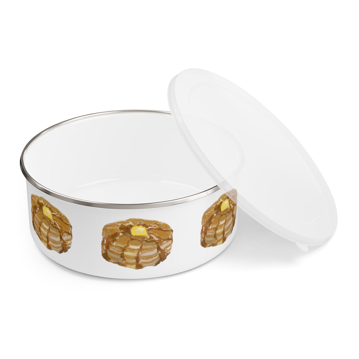 Pancake Lover Enamel Bowl
