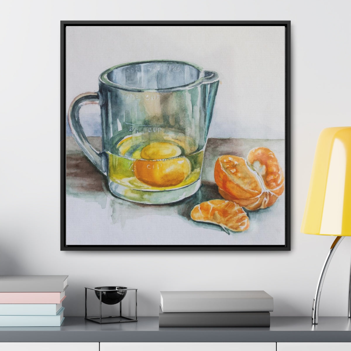 HW Citrus Gallery Canvas Wraps, Square Frame