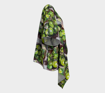 HW Green Grapes Draped Kimono