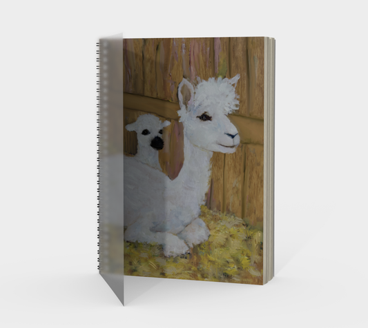 Alpaca Joy Spiral Notebook