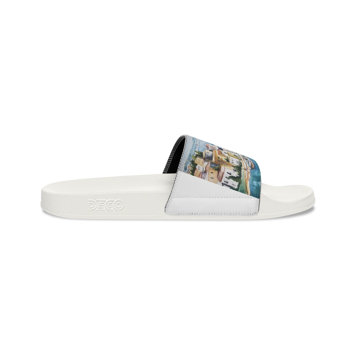 HW Watercolor City Women's Slide Sandals