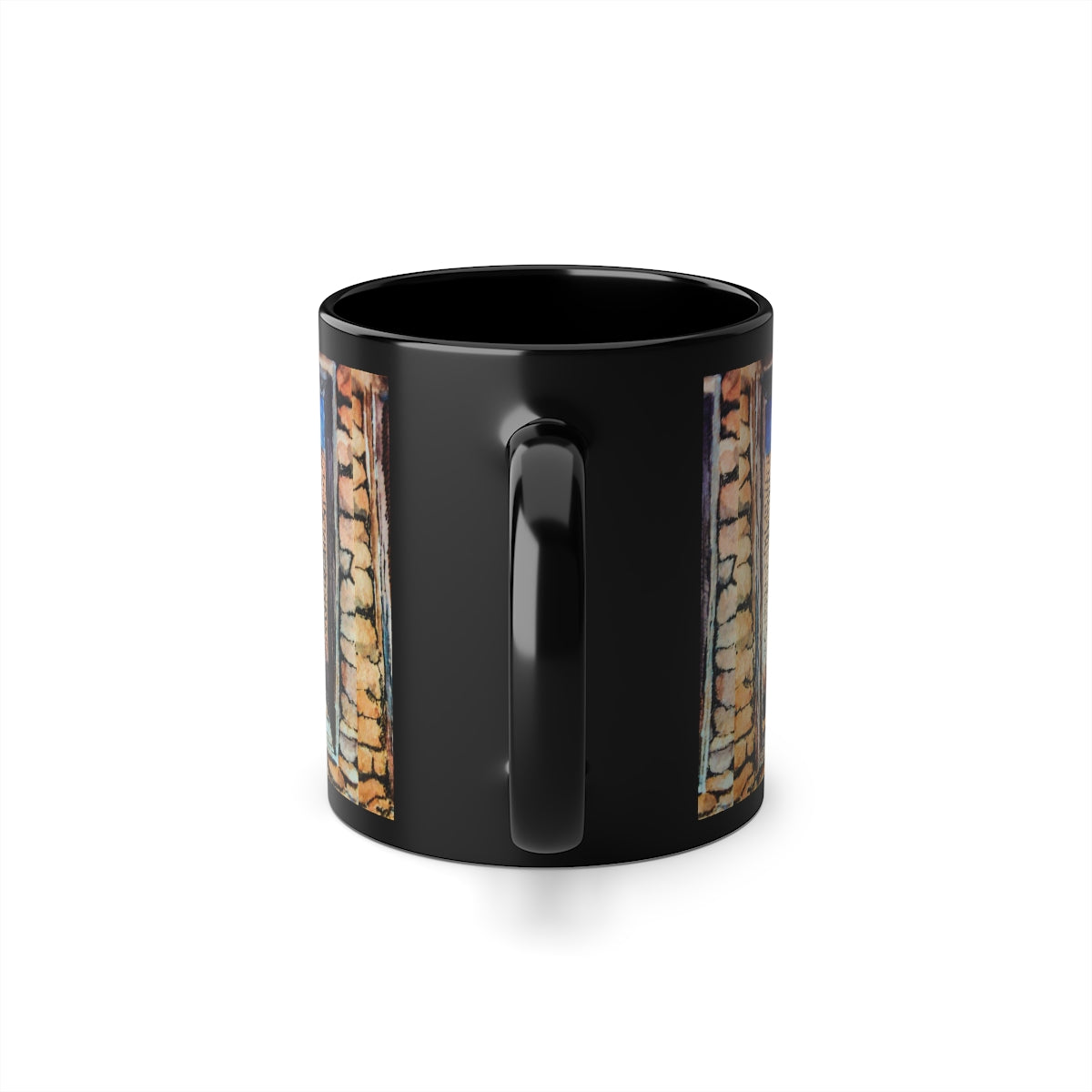 HW Window In Albuquerque Black Coffee Cup, 11oz