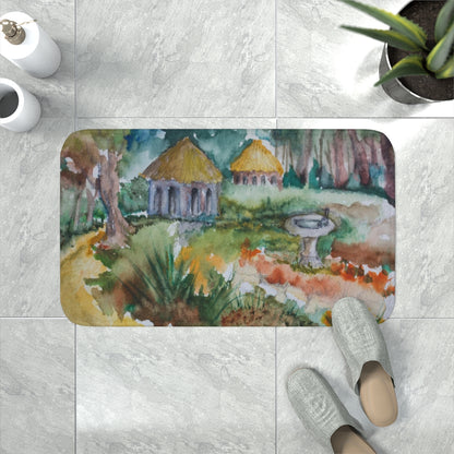 HW Birdbath Memory Foam Bath Mat